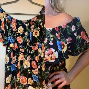 Floral Off the Shoulder